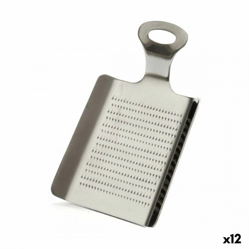 Rivejern i rustfrit stål - sølvfarvet, til trøfler, 2 × 19 × 11 cm (12 stk.)