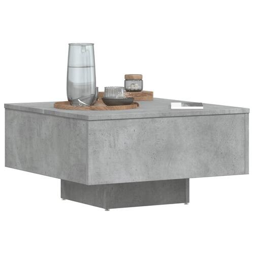 Sofabord 60x60x31,5 cm spånplade betongrå