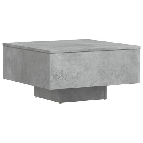 Sofabord 60x60x31,5 cm spånplade betongrå