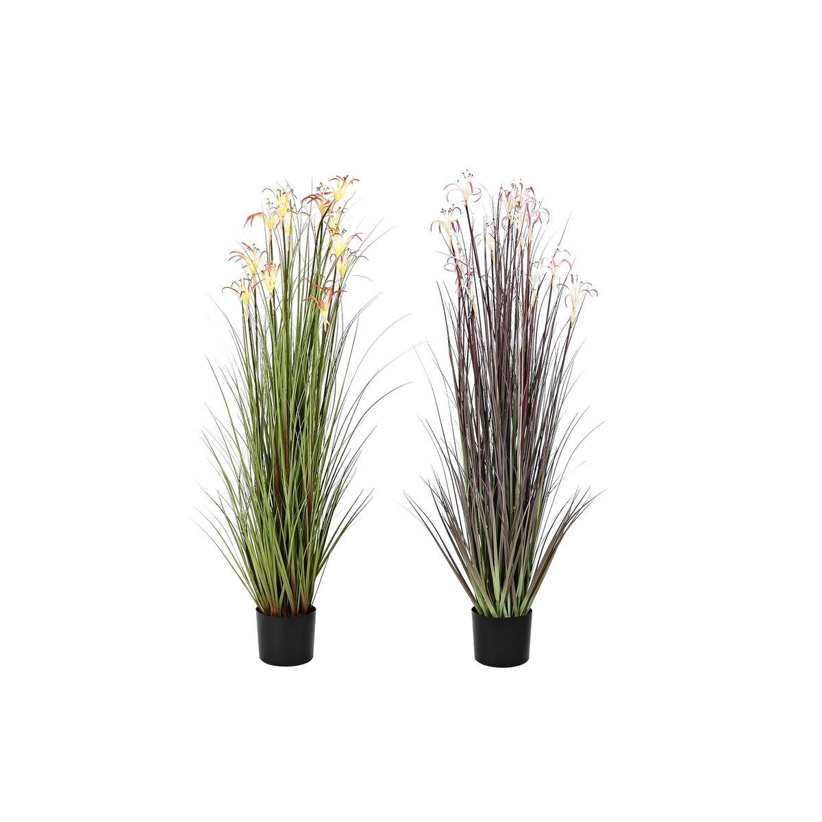 Dekorativ Plante 140 Metal Orange Grøn Bourgogne Pvc Enheder