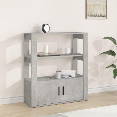 Skænk i konstrueret træ 80×30×90 cm - betongrå
