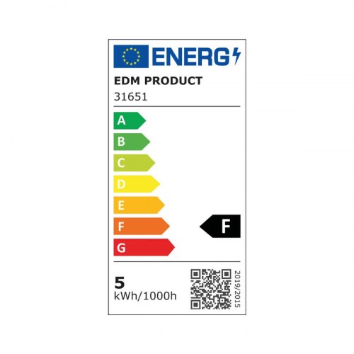 EDM Product indbygget spotlight 5 W 380 lm 6400 K, hvid