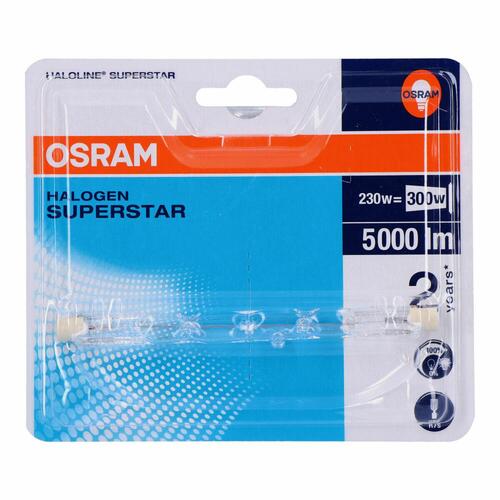 Halogen Pære Osram Plusline ES 240W 230 W Lineær R7s 5000 Lm (2900 K)