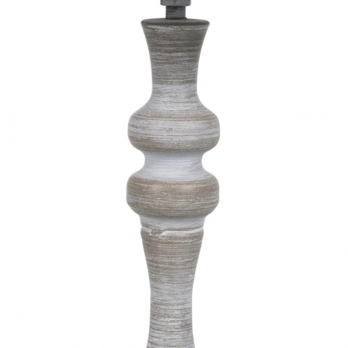 Bordlampe Beige Grå 60 W 220-240 V 23 x 23 x 49 cm