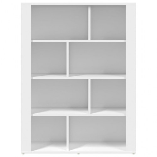 Skænk 80x30x106 cm konstrueret træ hvid