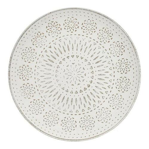 Sofabord Mandala 40 x 39 x 40 cm Træ Brun Hvid