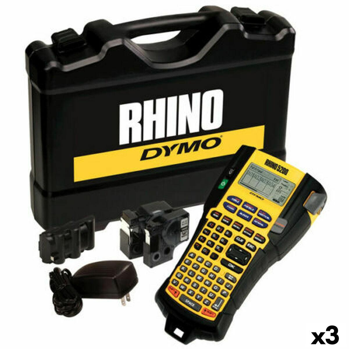 Bærbar Elektrisk Labelmaker Dymo Rhino 5200 Mappe 3 Enheder