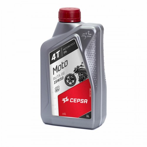 Cepsa Moto Route 66 4T motorolie 15W50 - 1 l