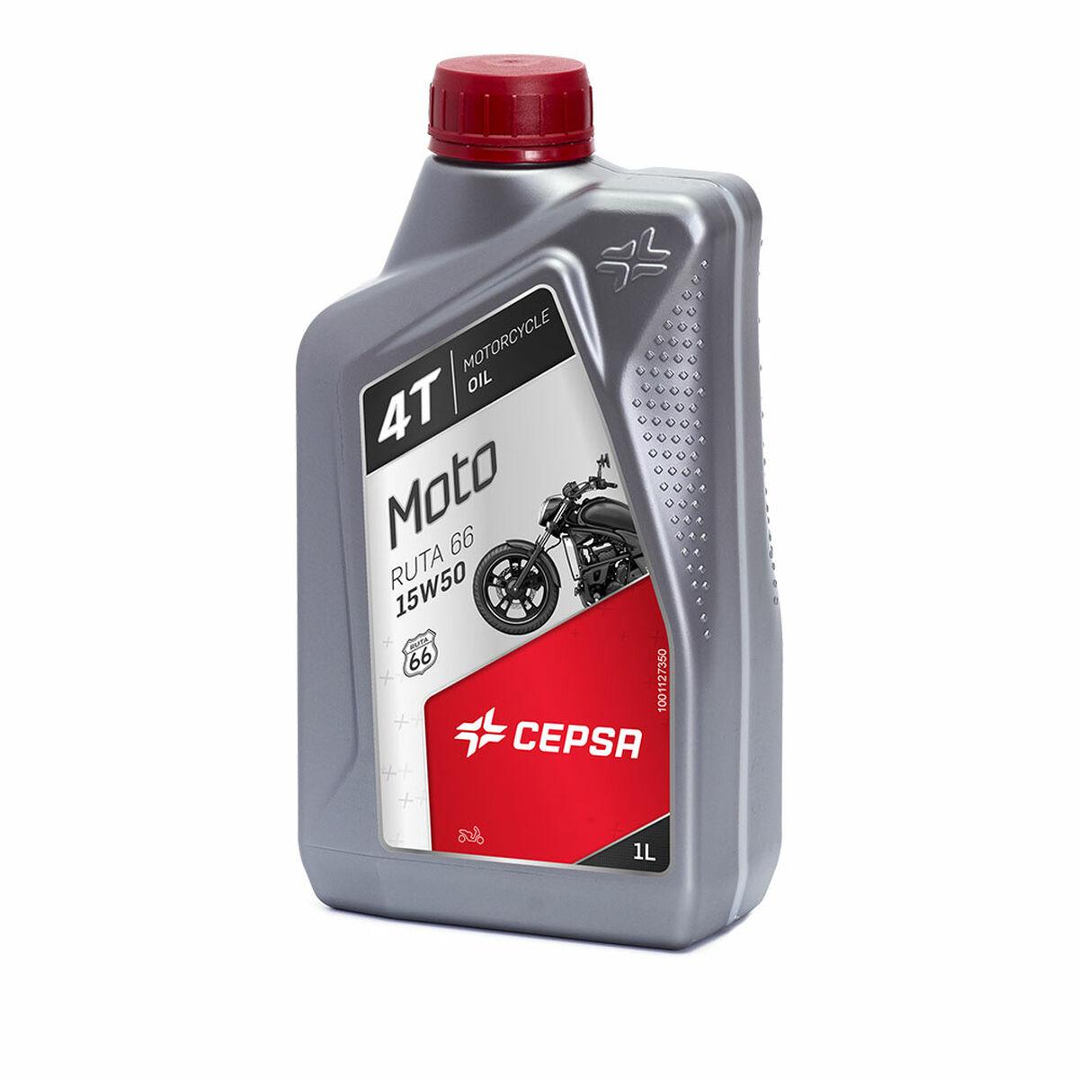 Cepsa Moto Route 66 4T motorolie 15W50 - 1 l
