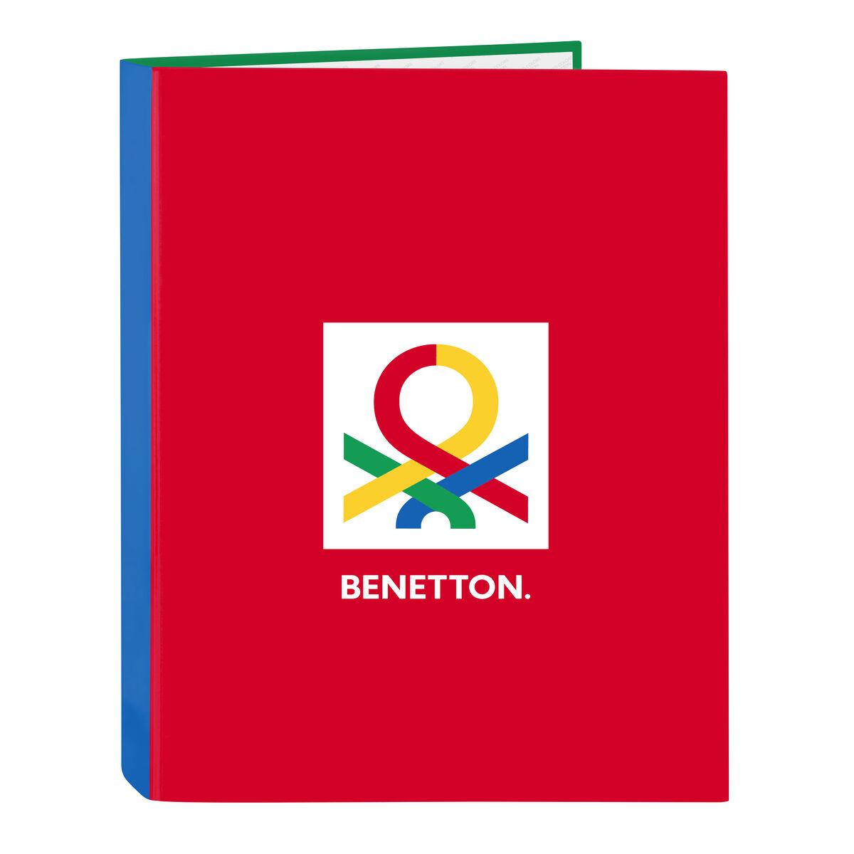 Ringbind Benetton Pop Grå A4 26.5 X 33 X 4 Cm