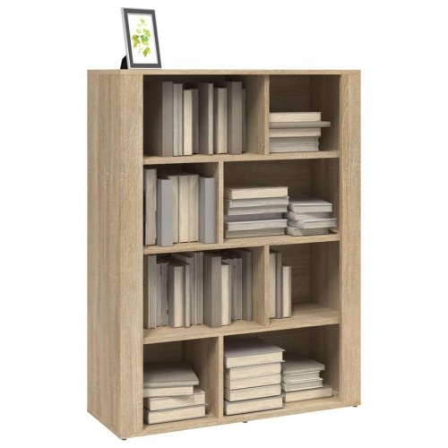 Skænk 80x30x106 cm konstrueret træ sonoma-eg