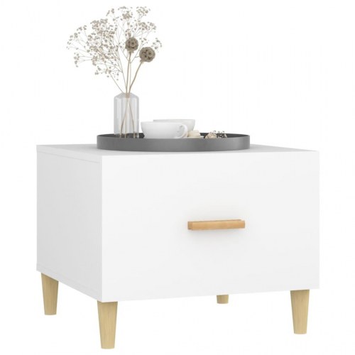 Sofaborde 2 stk. 50 x 50 x 40 cm - hvid