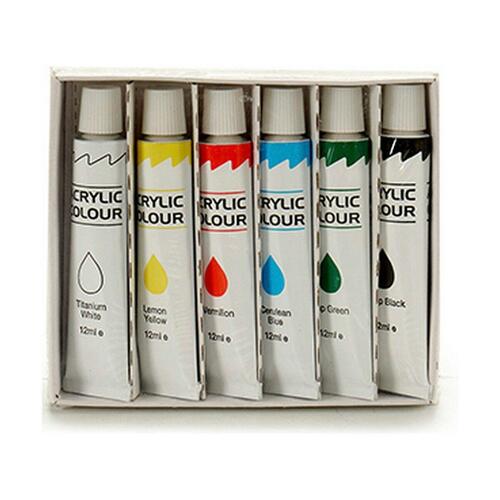 maleri Multifarvet Akrylmaling 12 ml (12 enheder)
