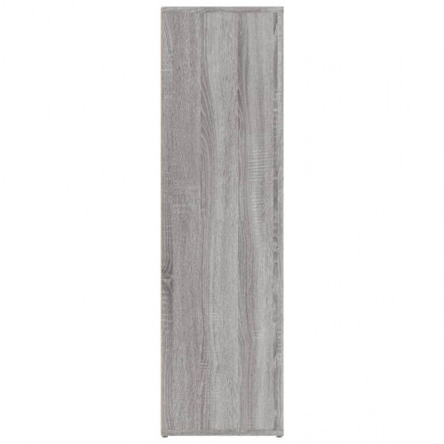 Skænk 80x30x106 cm konstrueret træ grå sonoma-eg
