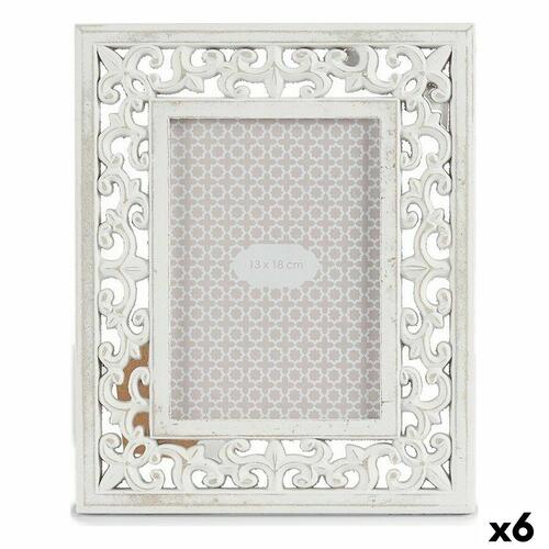 Fotoramme Træ Hvid 22 x 27 x 1 cm (6 enheder)