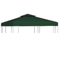 Baldakin til havepavillon 3x3 m 310 g/m² grøn