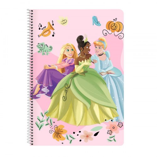 Disney Princess notesbog A4 - Magical Beige/Pink, 80 ark
