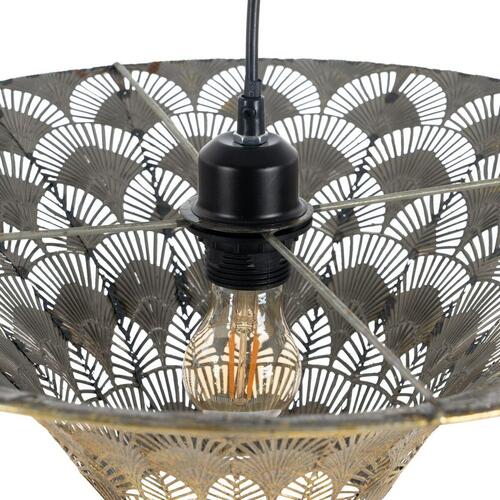 Loftslampe Gylden Sølvfarvet Jern 220-240 V 47,5 x 47,5 x 20,5 cm