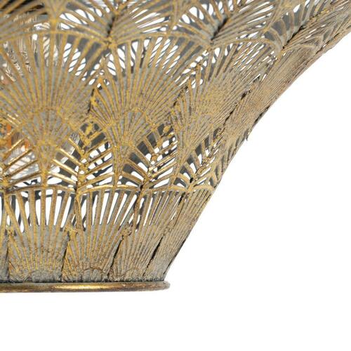Loftslampe Gylden Sølvfarvet Jern 220-240 V 47,5 x 47,5 x 20,5 cm