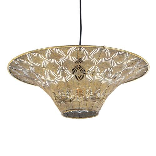 Loftslampe Gylden Sølvfarvet Jern 220-240 V 47,5 x 47,5 x 20,5 cm
