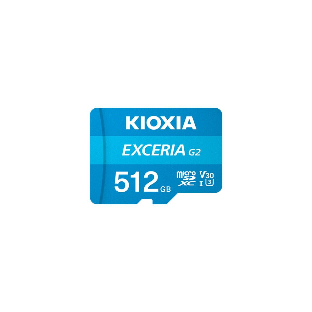 MicroSD-kort Kioxia Exceria G2 512 GB (V30, U3, Class 10)