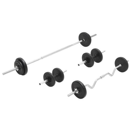 Vægtstangssæt med håndvægte 30 kg