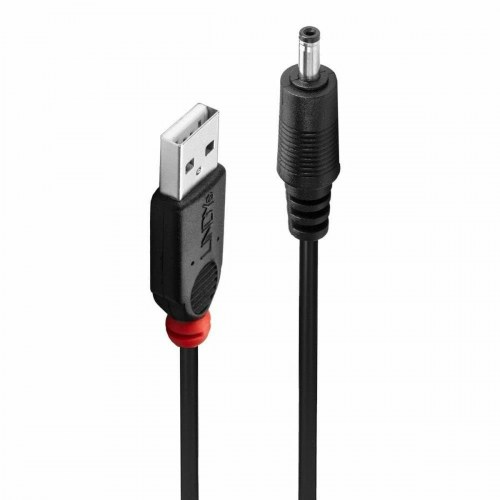 LINDY USB til DC-strøm kabel 1,5 m - Sort
