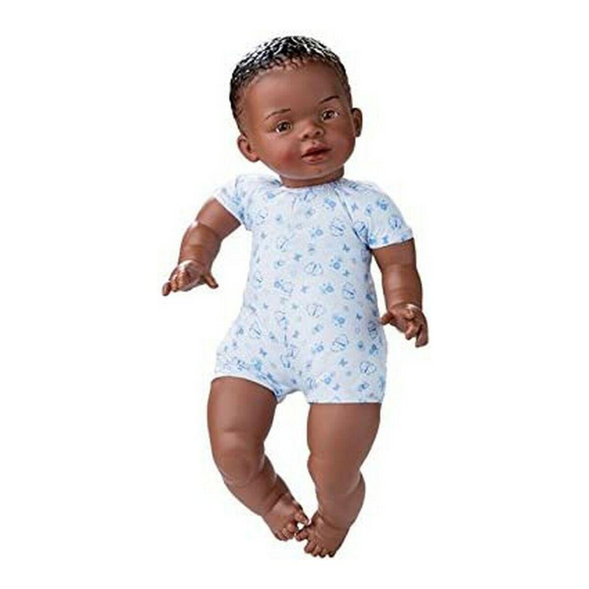 Dukkebaby Berjuan Newborn - afrikansk pige, 45 cm