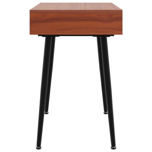 Skrivebord med skuffe 110×50×75 cm - konstrueret træ, brun