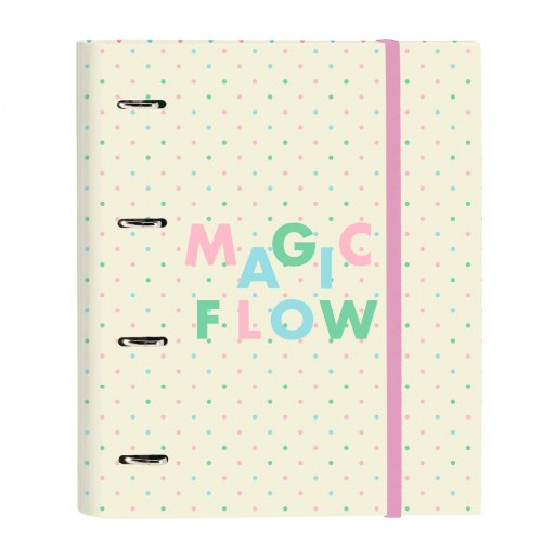 Ringbind A4 Glow Lab Magic Flow - beige, 4 ringe