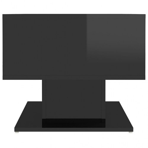 Sofabord 2 stk. 103,5x50x44,5 cm konstrueret træ sort højglans