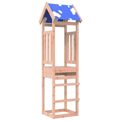 Legetårn 52,5x46,5x208 cm massivt douglasgran