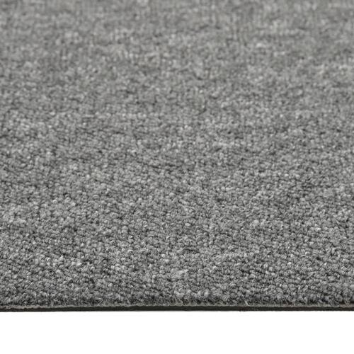 Tæppefliser 20 stk. 5 m² 50x50 cm grå