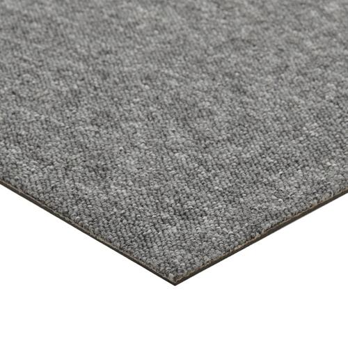 Tæppefliser 20 stk. 5 m² 50x50 cm grå