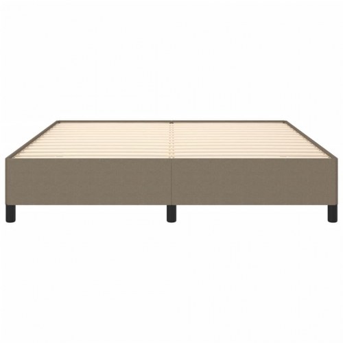 Sengeramme uden madras 180×200 cm - stof, gråbrun