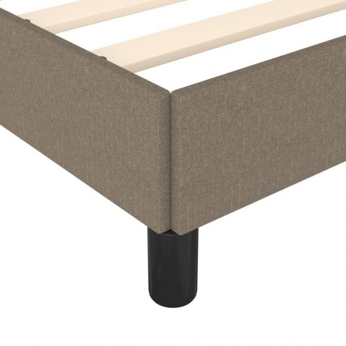 Sengeramme uden madras 180×200 cm - stof, gråbrun
