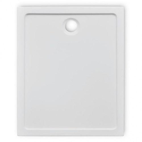 Rektangulært ABS brusekar 80 x 100 cm