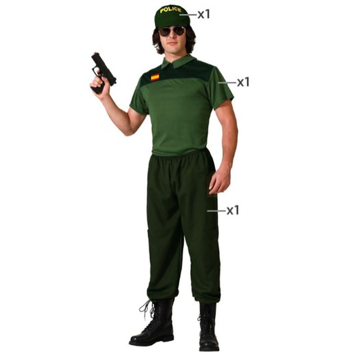 Kostume til voksne Civil vagt Mænd XL