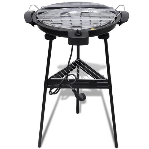 Elektrisk havegrill på stativ rund