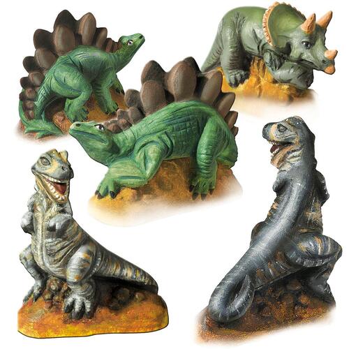 SES Creative modellermasse - formstøbning Dinosaurer