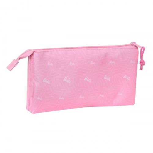 Penalhus Barbie - tredobbelt bæretaske, pink 22 × 12 × 3 cm