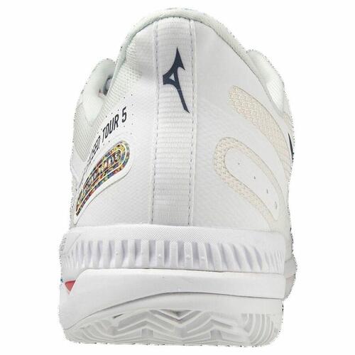 Tennissko til mænd Mizuno Wave Exceed Tour 5 CC Hvid 45