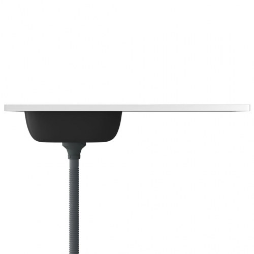 Køkkenvask med afløbssæt 1000x500x155 mm rustfrit stål sølv