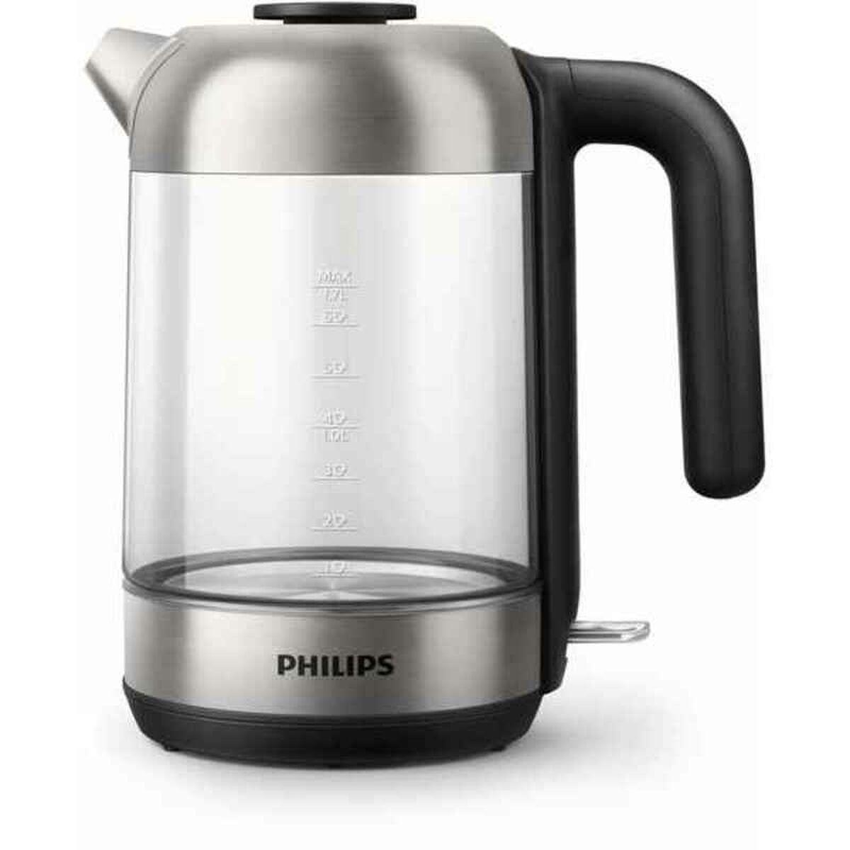 Philips HD9339/80 elkedel - sort/steel, 1,7 l, 2.200 W billede