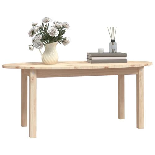 Sofabord 110x55x45 cm massivt fyrretræ