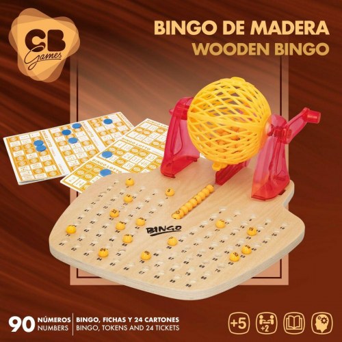 CB Games Bingo - træ og plastik, 2 enheder