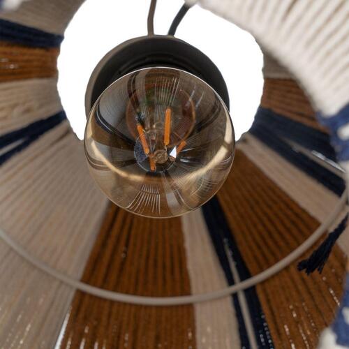 Loftslampe Papir Jern Striber 220-240 V 29 x 29 x 26,5 cm