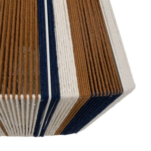 Loftslampe Papir Jern Striber 220-240 V 29 x 29 x 26,5 cm