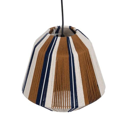 Loftslampe Papir Jern Striber 220-240 V 29 x 29 x 26,5 cm