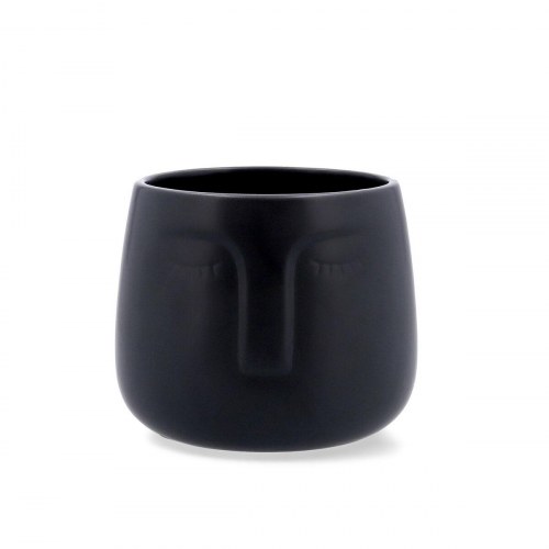 Vinthera Moa urtepotte - sort keramik, 13,5 × 13 cm